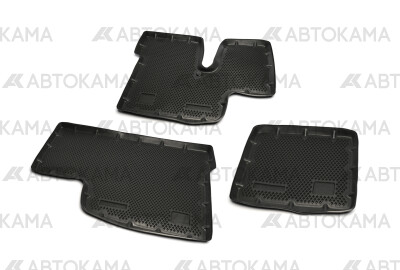 Коврики KAMAZ из 3-х /EVA 3D/