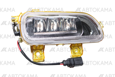Фара противотуманная для КАМАЗ-5490, MERCEDES AXOR 2004, LED, ан. A9408200156 прав