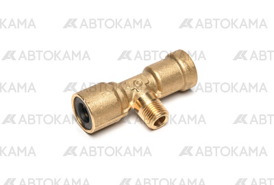 Фитинг металлический тройной горизонтальный 8х8хМ10 (CAMOZZI)