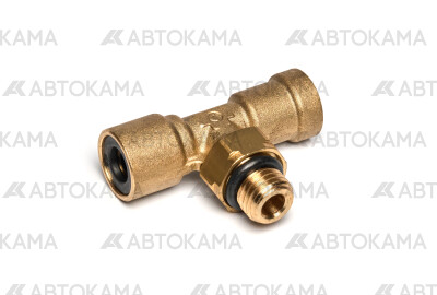 Фитинг металлический тройной горизонт. 8х8хМ12 (CAMOZZI)