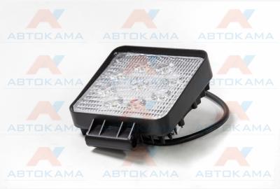 Фара противотуманная квадратная 9 диодов 27 W 12/24 V (АвтоЭлектрика)