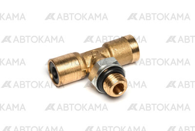 Фитинг металлический тройной горизонт.6х6хМ12 (CAMOZZI)