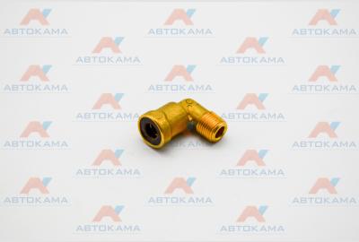 Фитинг металлический угловой М10х6 (1/8) (CAMOZZI)