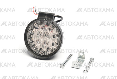 Фара противотуманная 14 диодов круглая 42 W 12/24 V (АвтоЭлектрика)