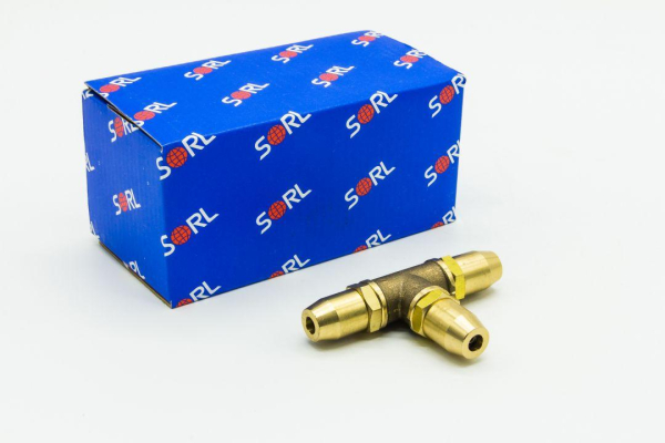 Фитинг металлический тройной d6*1 d6*1 d6*1 (870060403) SORL