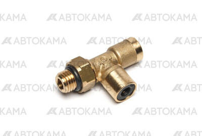 Фитинг металлический тройной вертикал.6х6хМ12 (CAMOZZI)